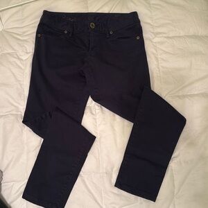 Lilly Pulitzer Worth Skinny Pants Jeans Stretch Midnight Navy Size 2 (A11)